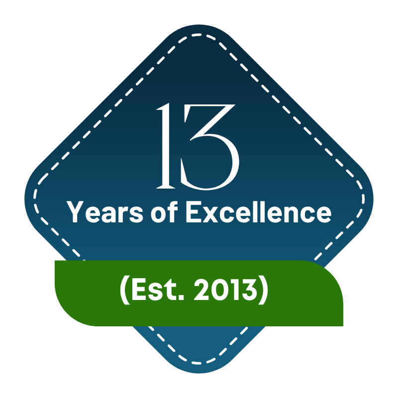 13 Years of Excellence